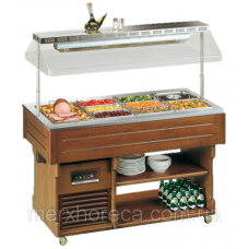 Теплова вітрина Tecfrigo ISOLA 4M Bain-Marie Теплова вітрина Tecfrigo ISOLA 4M Bain-Marie